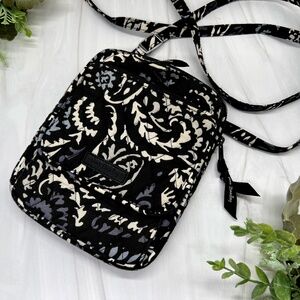 Vera Bradley Black, Blue, White Small Crossbody Bag